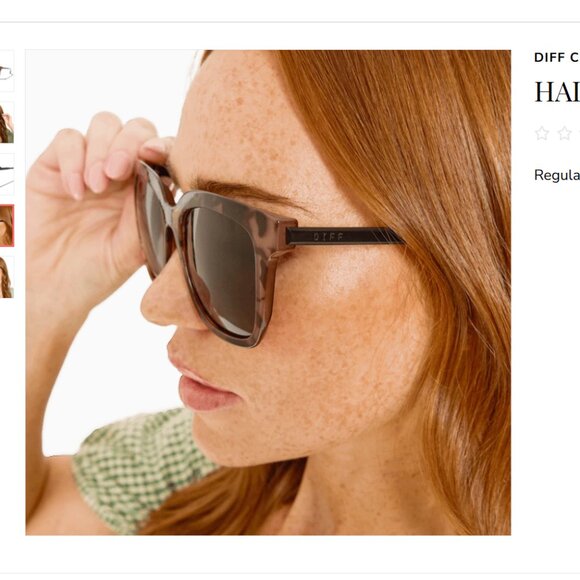 DIFF Charitable Eyewear HAILEY Sunglasses, Comes with Soft Storage Pouch - Picture 6 of 7